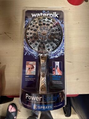 Waterpik PowerSpray+ Handheld Shower Head in Chrome